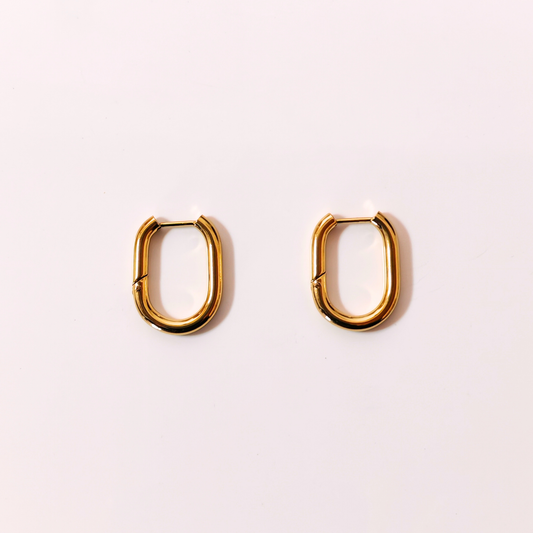 Créoles ovales M (22 * 17mm)
