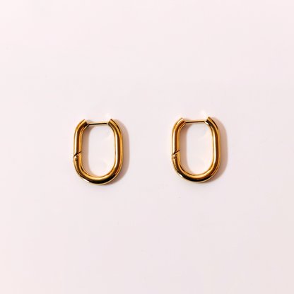 Créoles ovales M (22 * 17mm)