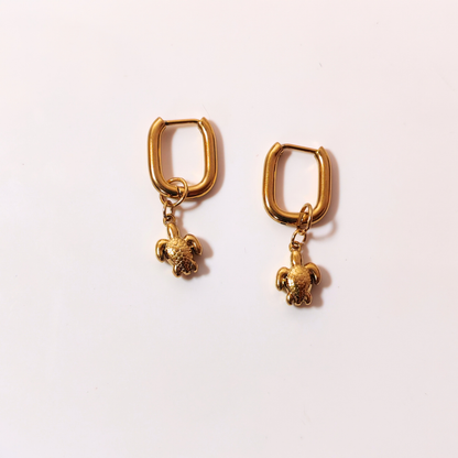 Charms tortue inox
