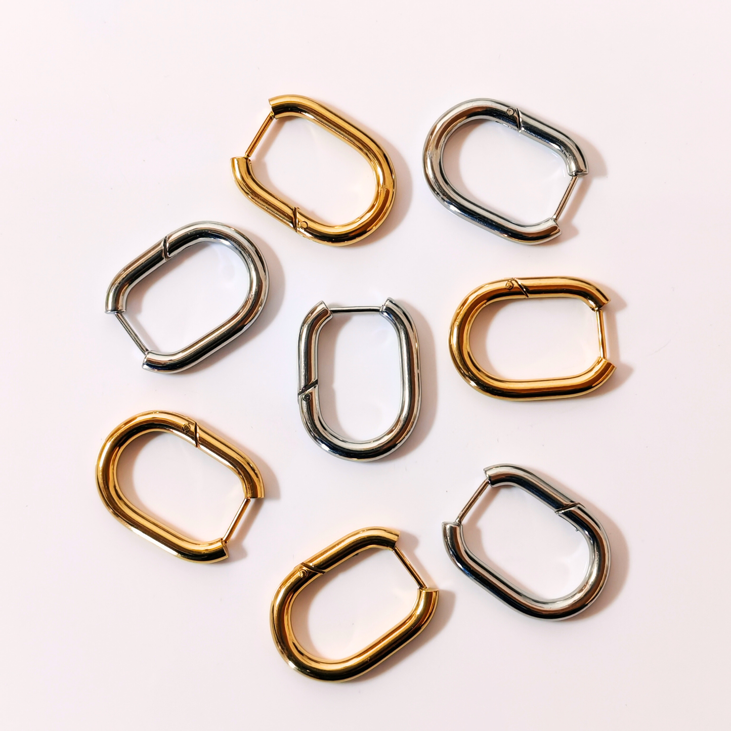 Créoles ovales M (22 * 17mm)